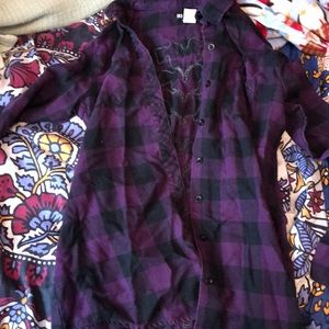 Purple flannel